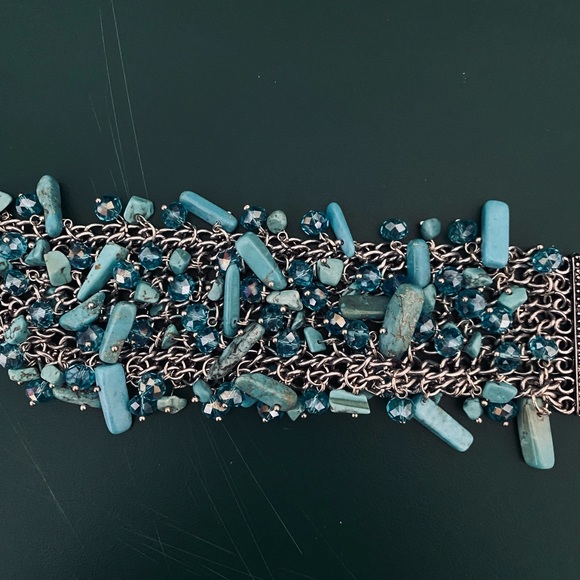 BRACELET WITH TURQUOISE - Picture 2 of 3